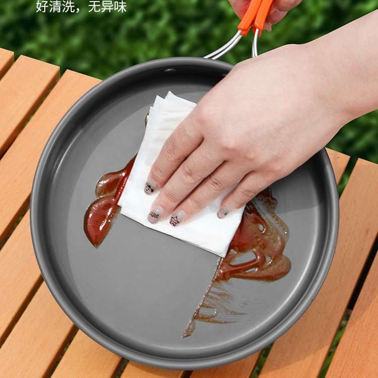野营炉具锅水壶野炊烧水便携锅卡式卡式炉炊具露营套便携式野餐套