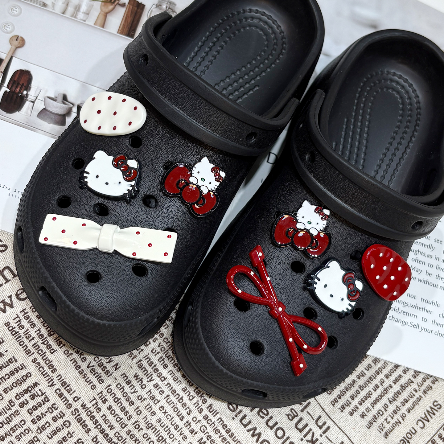 适配卡骆驰crocs洞洞鞋配饰