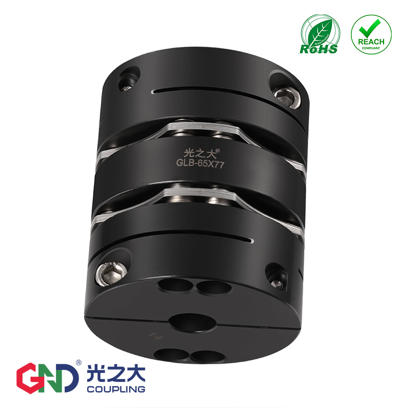 45号钢GLB双膜片联轴器大扭矩步进伺服电机高刚性连轴器