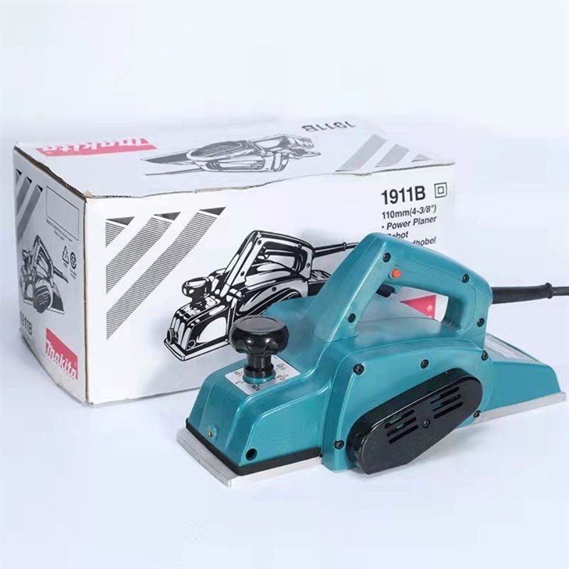 牧田原装进口电刨1911B木工手持电刨多功能电动工具110毫米电刨子