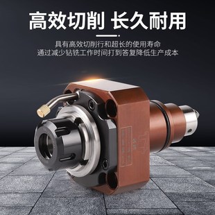 BMT动力刀塔刀座车铣复合中心动力头X径向Z轴向0度90度数控刀套