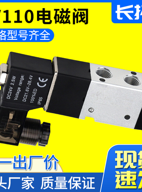 3V110-06 DC12V DC24V AC36V AC220V AC24V电磁阀二位三通电磁阀