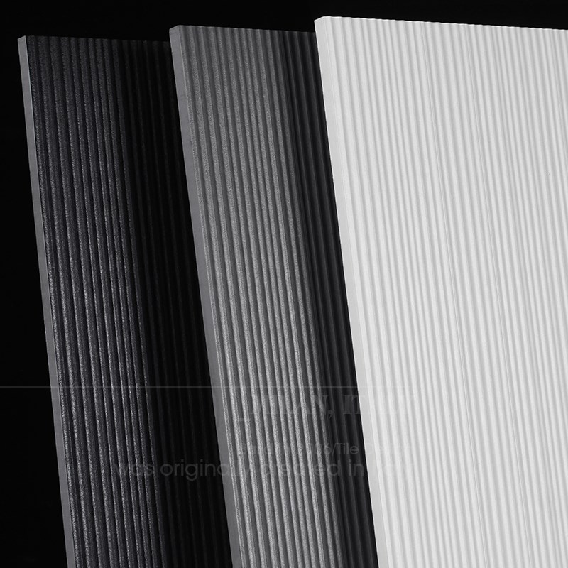 简洁高级五星酒店卫生间墙砖客厅格栅背景墙板岩全瓷通体地砖防滑