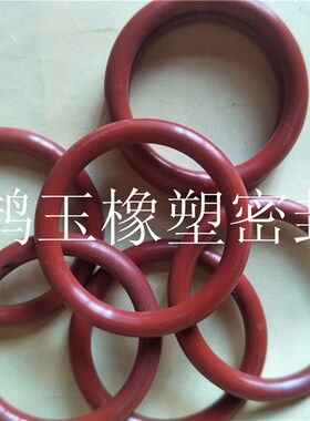 FKM氟胶O型圈白色红色硅胶O形密封圈橡胶圈订做EPDM三元乙丙O型圈