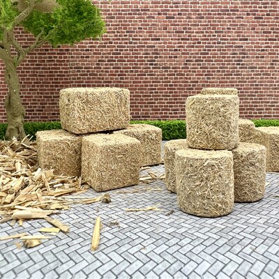 微缩仿真草垛模型稻草麦田场景建筑模型材料牧场农场沙盘造景草堆