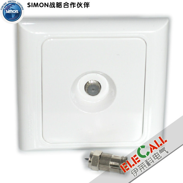 西蒙开关欧典61系列 串接式电视插座 J60473