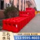1.8米水马塑料公路隔离墩防撞桶江西市政施工围挡1.2米注水围栏厂