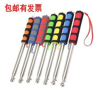 导游旗杆伸缩杆2米不锈钢旗杆伸缩教鞭 教棒教棍教 包邮有票