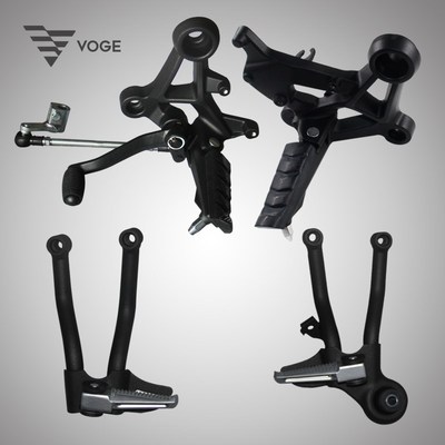 隆鑫VOGE无极机车LX200-19 LX200AC原装前后左右主副搁脚踏板搁脚