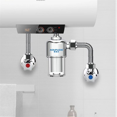 家用电热水器4分前置过滤净水器304不锈钢免换滤芯壁挂炉进水通用