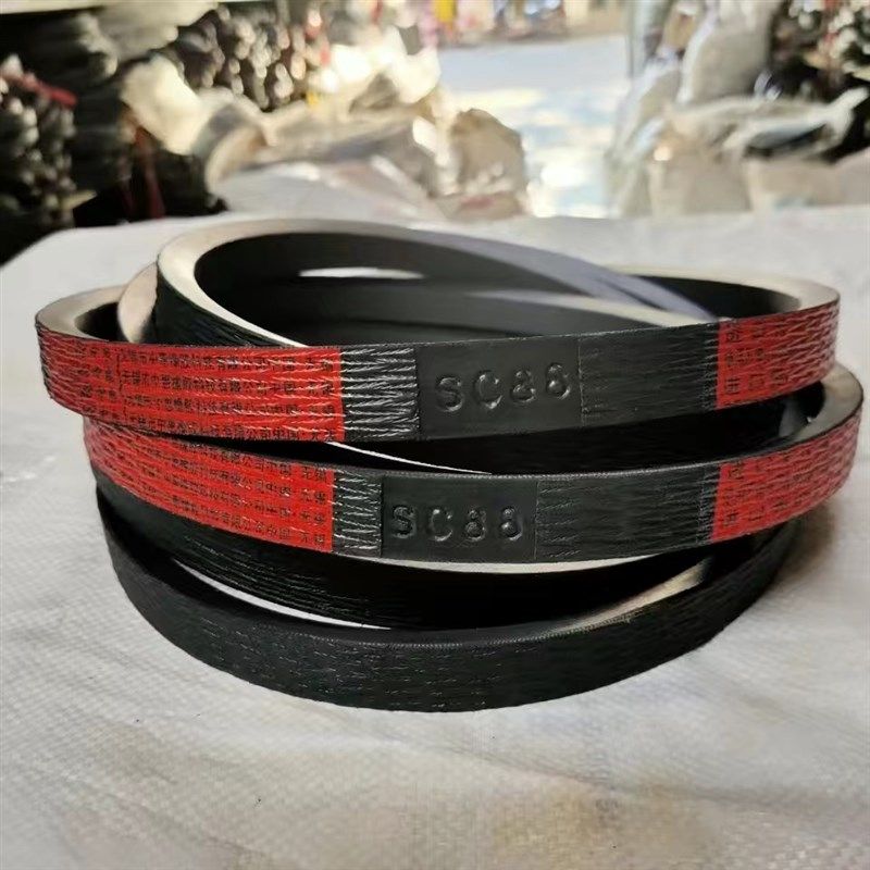 三角带中良红标SC88久保田洋马井关莱恩收割机皮带氯丁胶芳纶线绳