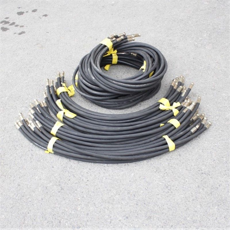 高压油管液压系统液压管软管钢丝编织胶管总成带接头