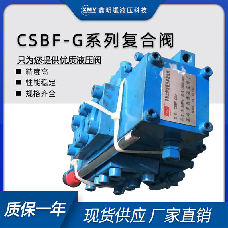 船用液压舵机舵配件CSBF-G20手动比例流量方向复合阀CSBF-G32/40/