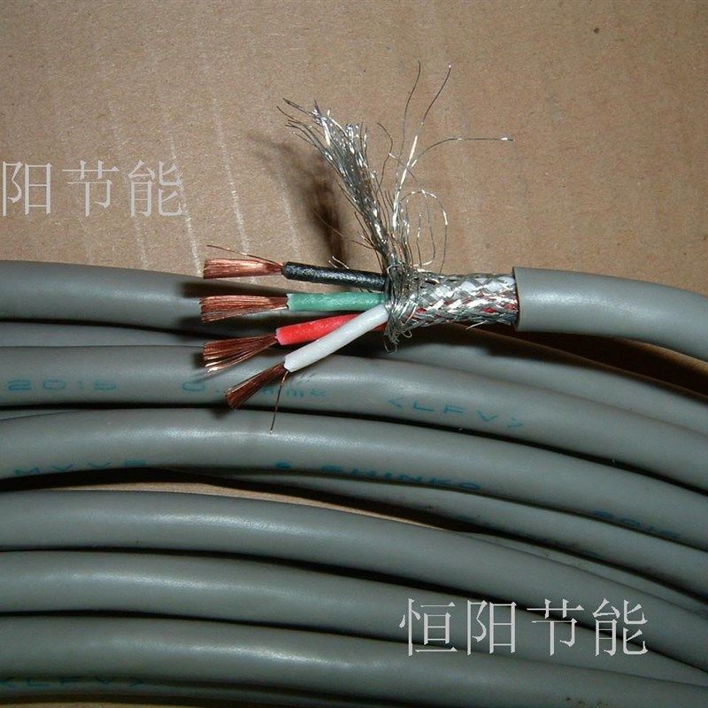 日本SHINKO NAGAOKA 4芯0.5平方屏蔽线信号控制线电缆线铜芯软线