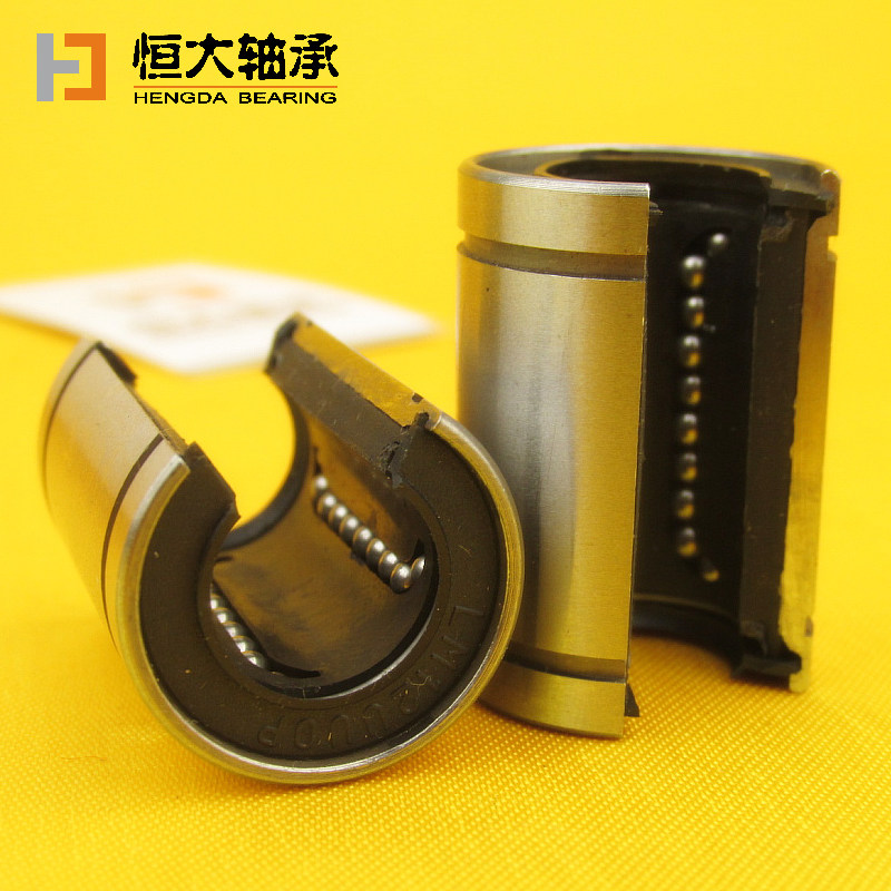 LM UU-OP 16 20 25 30 50滑块内芯光轴轴承 12 60mm 开口直线轴承