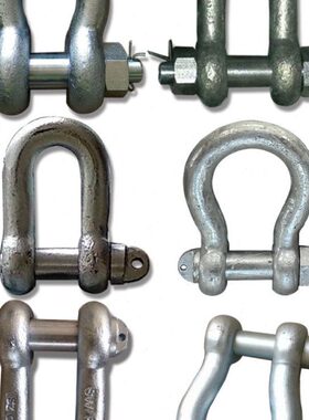 D1D3国标船用合金钢卸扣d型卸扣O形u形锁扣弓型卸扣CB/T32-1999