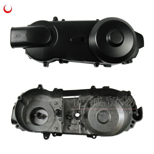 踏板车GY6 125cc摩托车发动机边盖 侧盖 巧格福喜125左箱体盖外盖