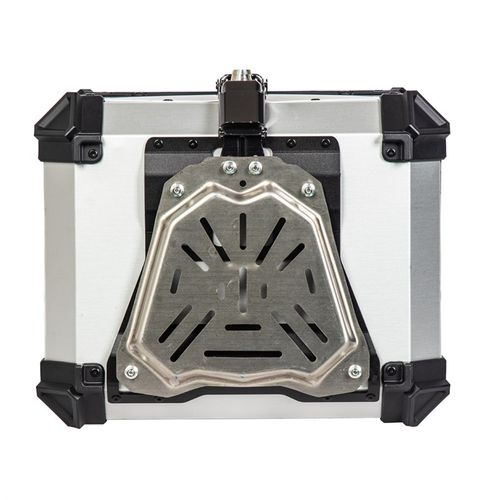 45L碳纤维上盖铝合金尾箱快拆储物收纳行李箱电动摩托车后备箱