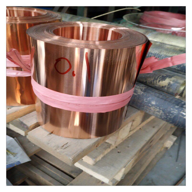 T2压延宽幅紫铜带 2*1000mm 宽紫铜带变频器 用软态T2高精紫铜带