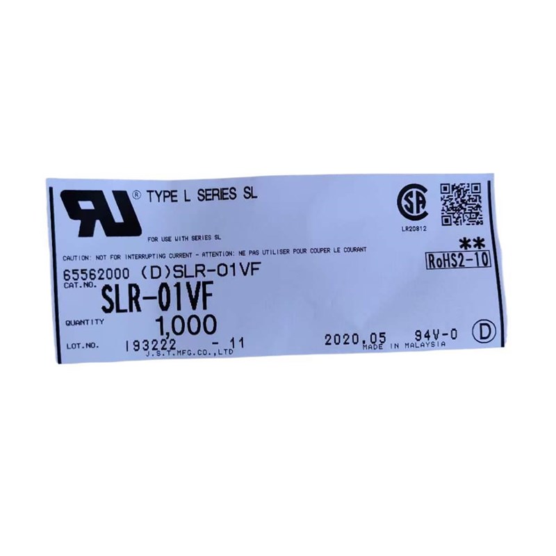 广西供应 JST 线对线连接器 SLR-01VF 茂斯福电子元器件