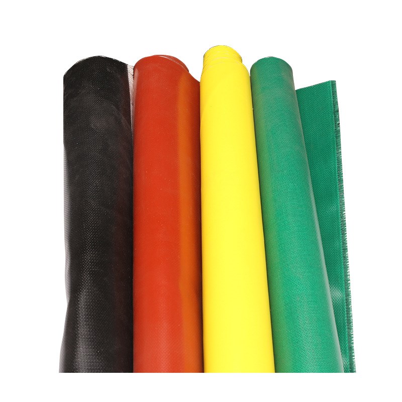 硅胶布硅橡胶涂覆玻璃纤维布风管焊接发动机排气管隔热布三防布