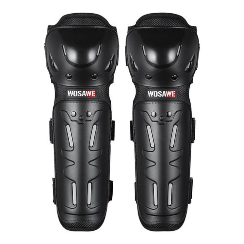 WOSAWE跨境货源越野摩托车轮滑防摔护膝套滑雪单板滑防摔护腿长款