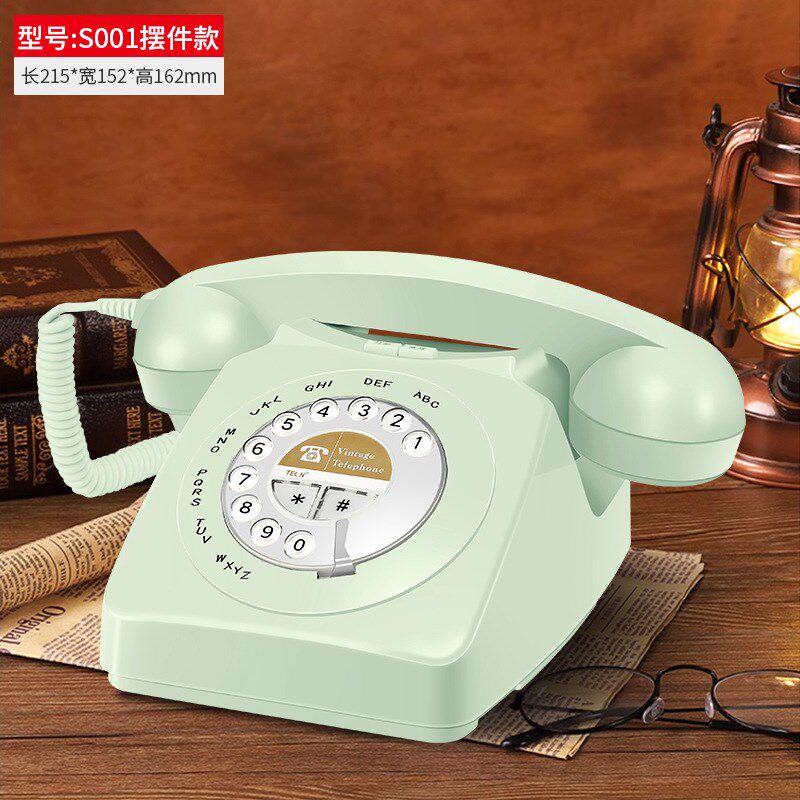 电话机道具复古拍照桌面模型儿童写真装饰摆件道具橱窗陈列摆设