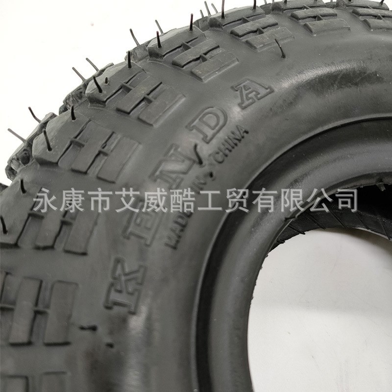 建大4.10/3.50-4寸内外胎电动滑板车三轮四轮车10寸轮胎