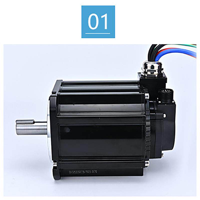180法兰式低压直流无刷电机48V 7000W 33N.M大功率大扭矩伺服电机