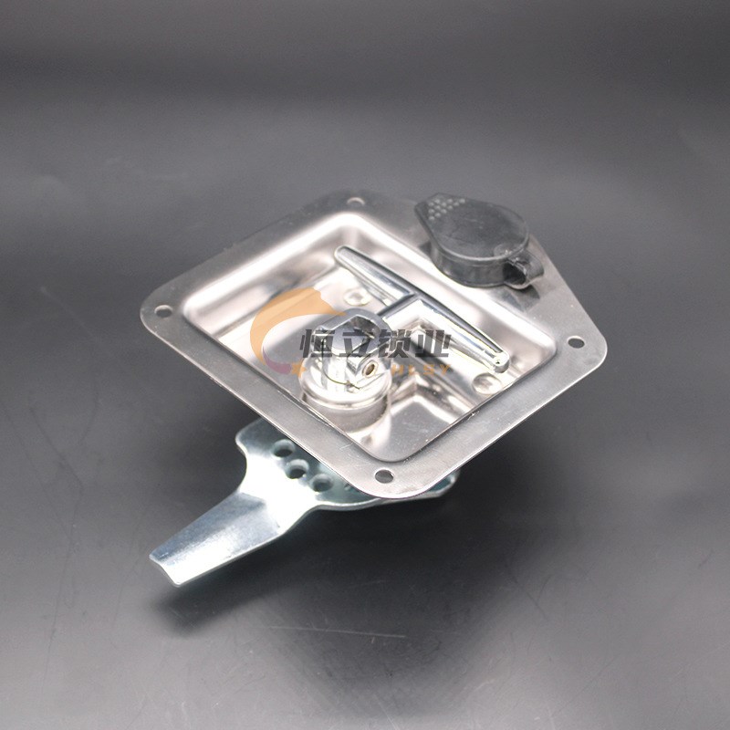 不锈钢面板锁MS857工程车箱式汽房车门具箱工业仪表柜MS858门锁