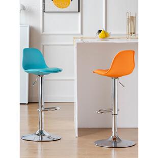 吧椅家靠背用凳凳子 升高降椅吧台椅无品牌/转椅吧椅子 简约酒吧