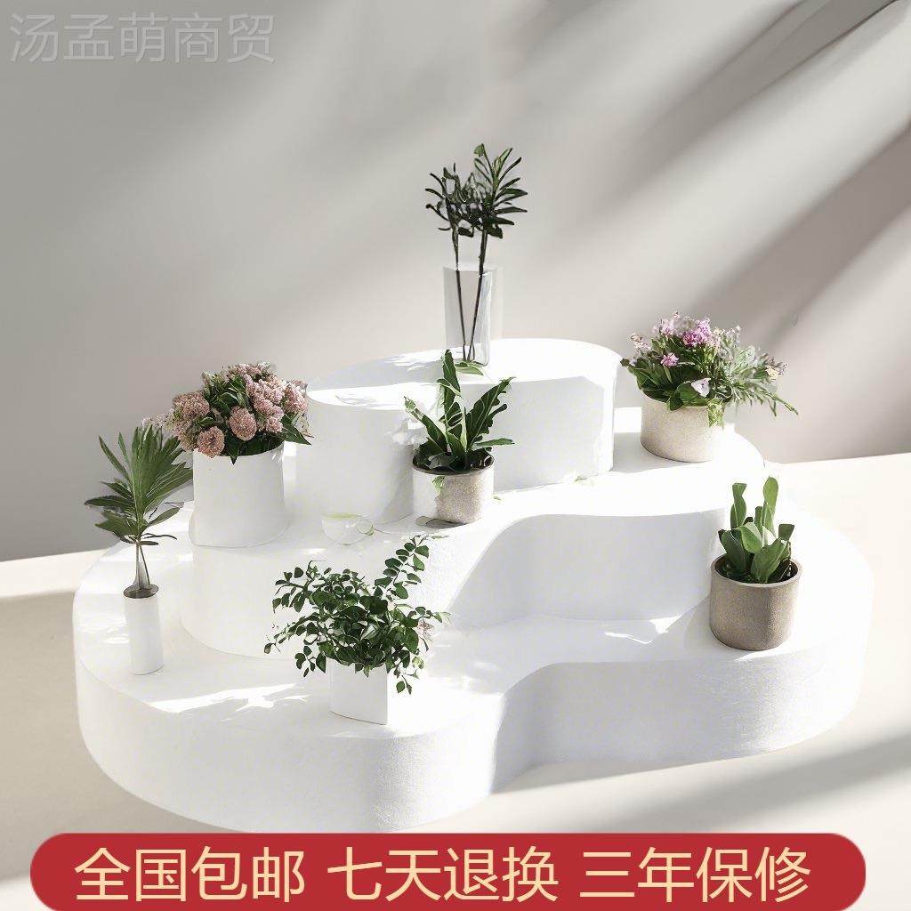 中岛展示台流水饰台精品包品服装鞋店陈列柜店中岛台SVM花鞋店陈