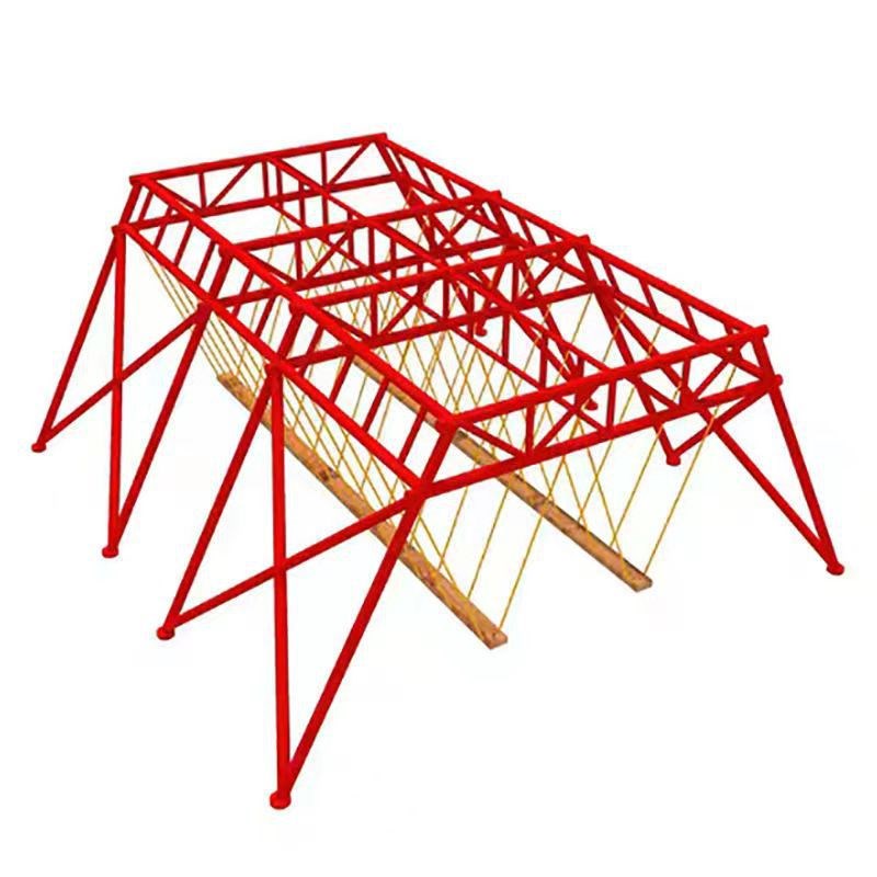 户外大型游乐设备网红秋千农场景区生态园多人荡桥秋千游乐设施