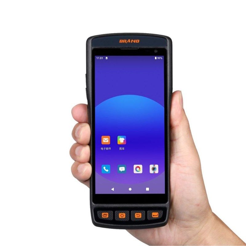 积赞V800低温款安卓pda手持终端标签不干胶小票纸一体打印手持机