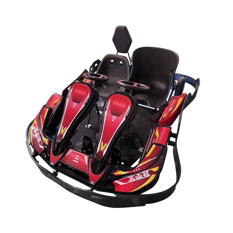 双人卡丁车 室内外游乐设施计时成人儿童赛车四轮商用电动卡丁车