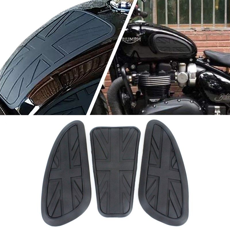 适用凯旋Bobber/T100/T120/Street Twin改装油箱贴防滑防刮贴侧贴