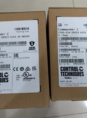 艾默生尼得科CT变频器C300-01200042A10100AB100 质保一年