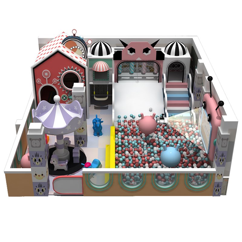 淘气堡室内游乐设备儿童乐园亲子餐厅大小型游乐场设施蹦床园厂家