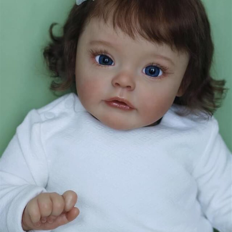 60厘米reborn toddler suesue 仿真女童重生娃娃 跨境电商货源