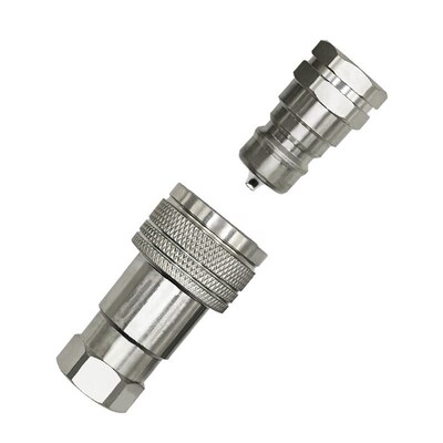 PAV1液压快速接头 KSA高压油管模具注塑机快换开闭式快速连接接头