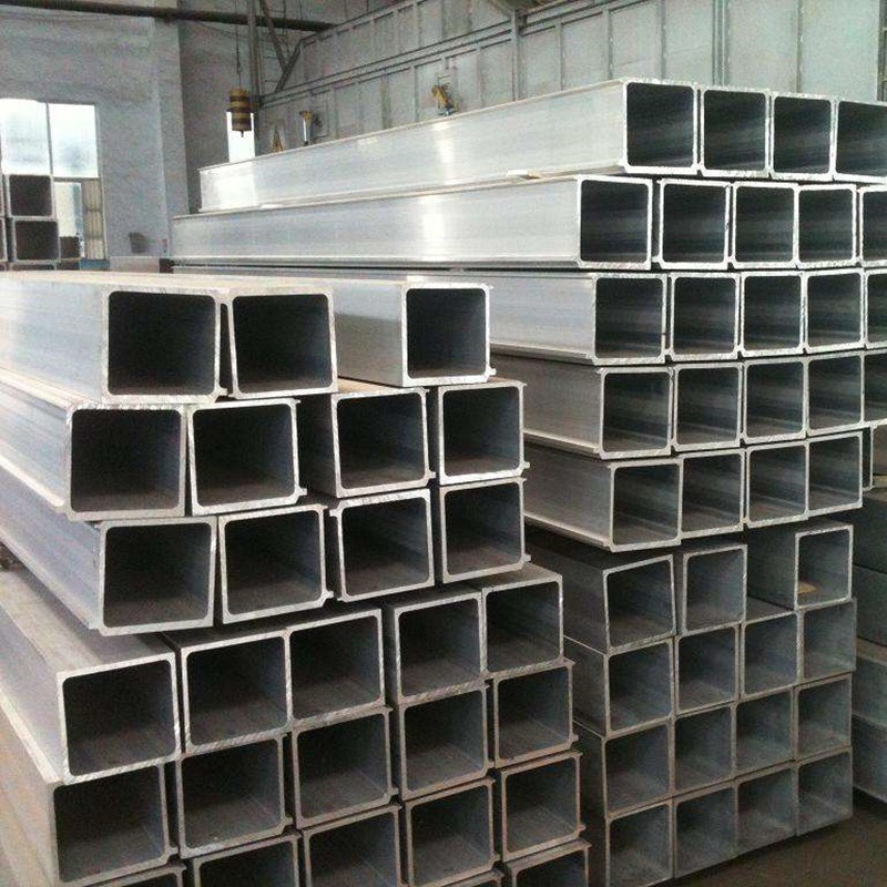 供应6063 铝方管龙骨铝圆管木纹色装饰颜色可定 可零切铝方通