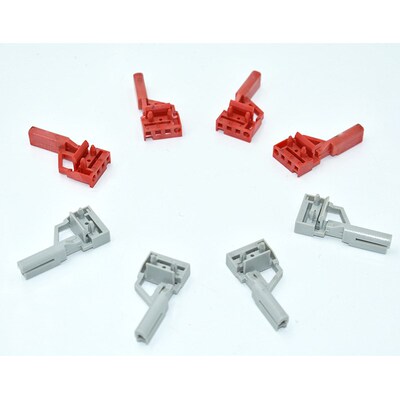 WT-DSC机箱导轨schroff 铝合金机箱插箱配件-三段式导轨 导轨头