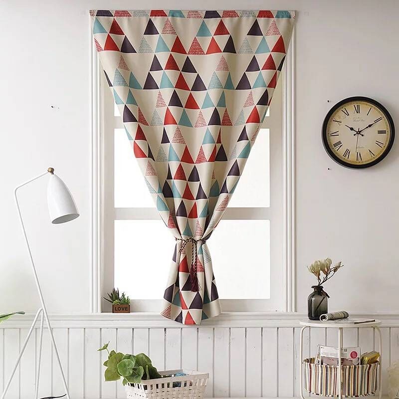 窗帘免打孔简易粘贴安装出租房寝室门帘柜子隔断成品遮光便宜