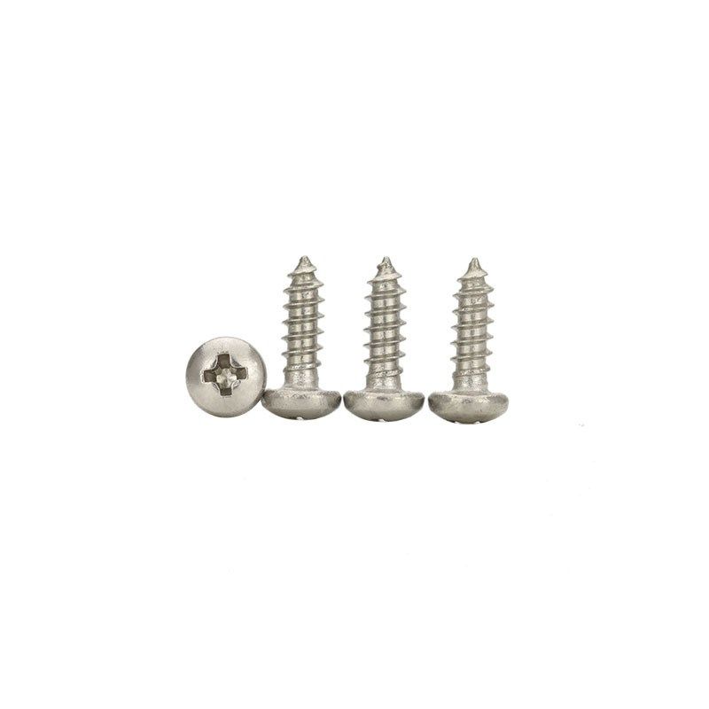 201不锈钢GB845/DIN7981圆头半圆2.9-6.3十字盘头尖尾自攻螺丝钉,五金/工具,螺钉,淘宝优惠券,粉丝福利购,淘宝优惠卷