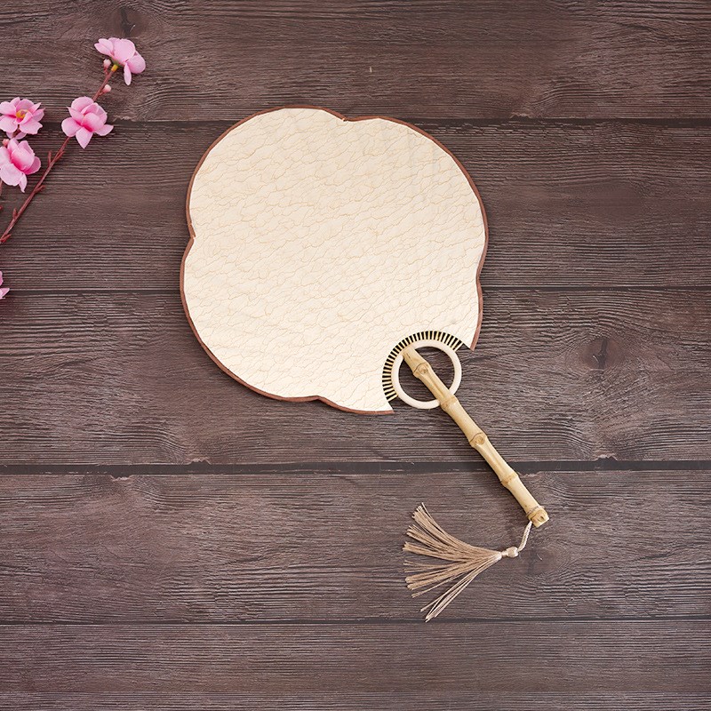 空白宣纸扇手绘书法古典芭蕉扇宫廷扇中国风蒲扇日式竹团扇女