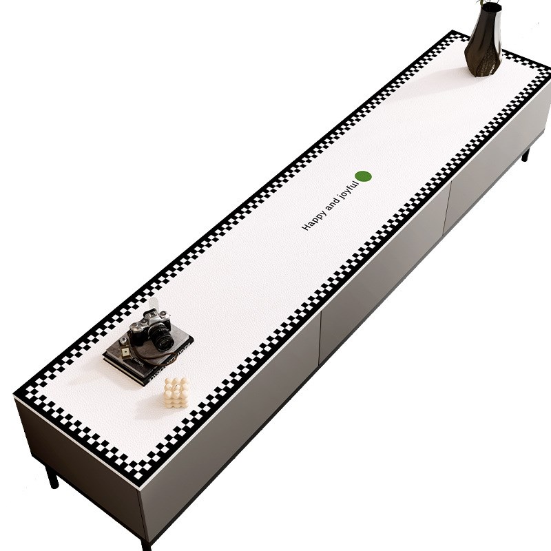 电视柜台面保护垫桌布桌面垫餐边柜垫防水防油免洗轻奢高级感桌垫