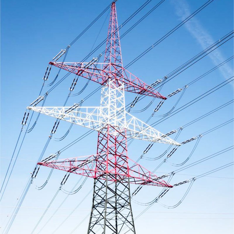 钢结构电力通讯铁塔电力角钢塔高压输电线路拉线式电力铁塔钢管杆