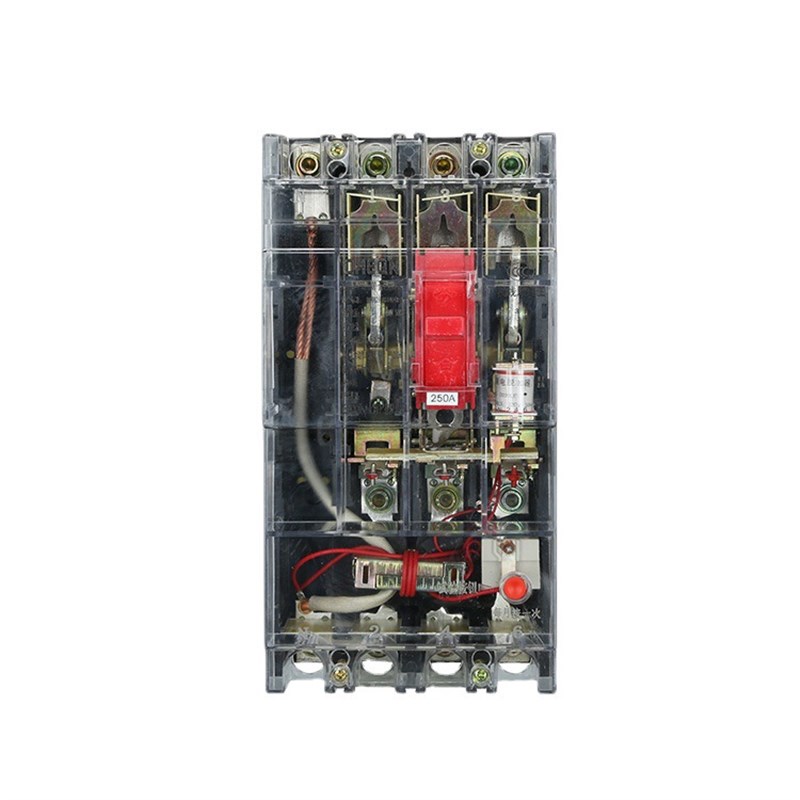 正隆DZ20LE-250/4300可视漏电断路器220v/380v漏电开关断路器开关