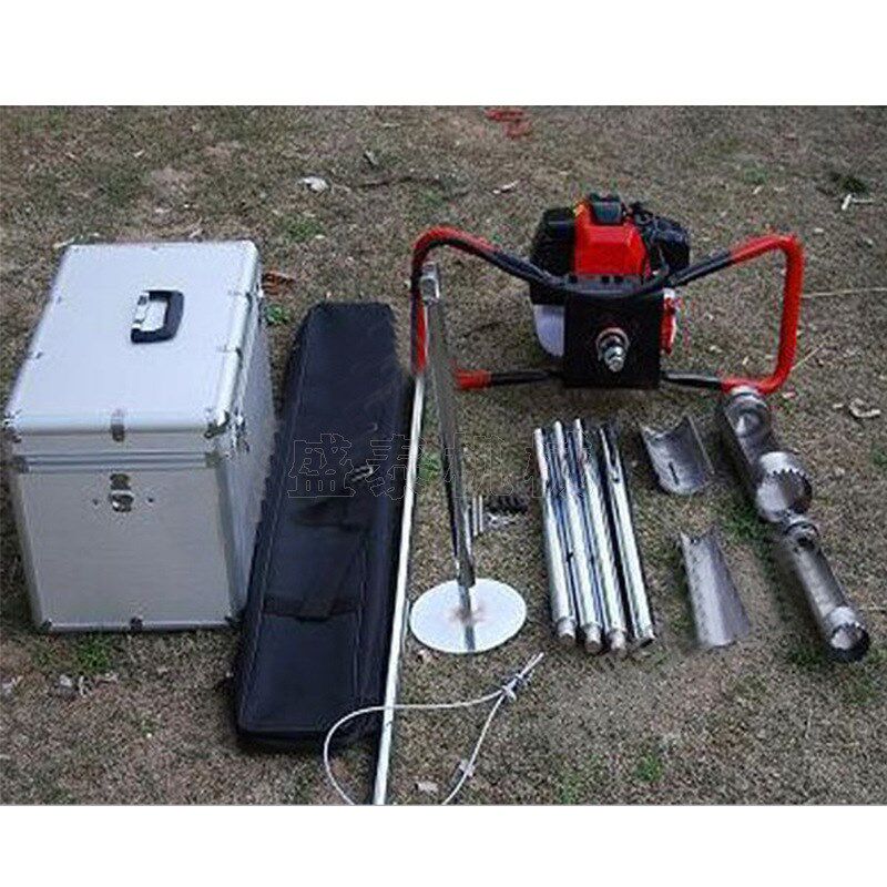 便捷式手持取样地质勘探土壤取样器土壤采样器冲击式汽油取土钻机