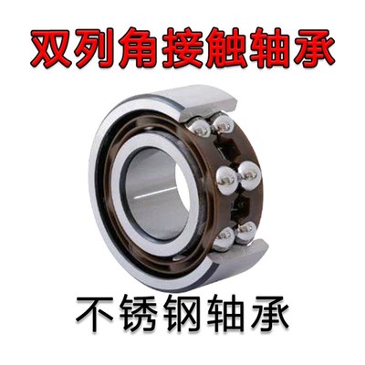 不锈钢双列角接触轴承S5207 5208 5209 5210 2RS